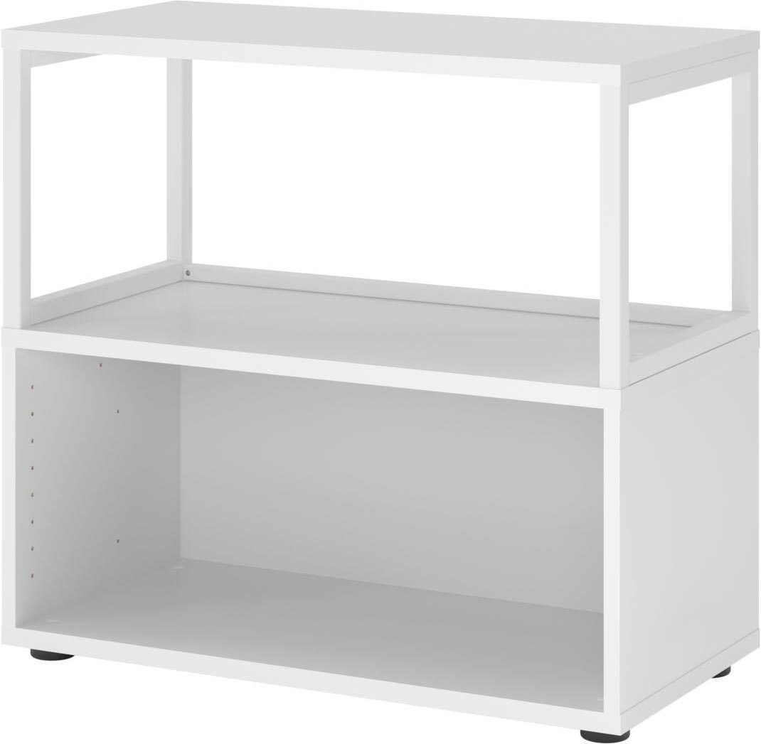 HAMMERBACHER FW Regal 2OH, 1OH offen weiß