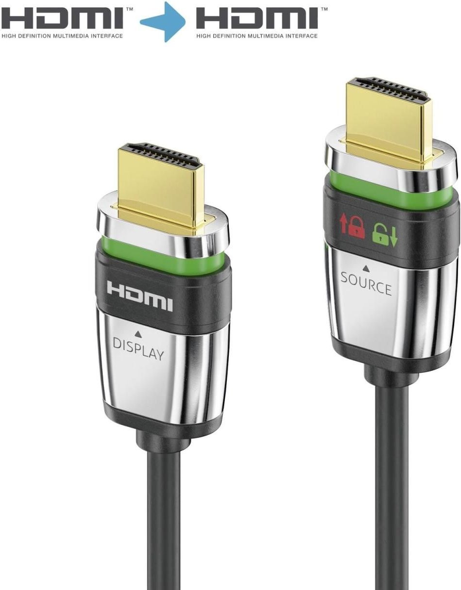 FiberX Serie - HDMI 4K ULS Glasfaser Extender Kabel - 20m - LSZH