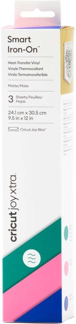 Cricut Aufbügelfolie 24.1 cm x 30.5 cm 3 St. farbsortiert