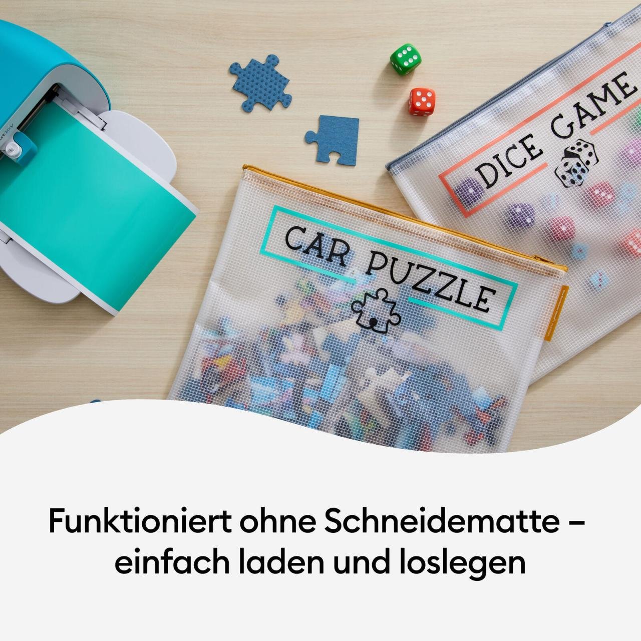 Thumbnail - Cricut Vinylfolie permanent 13.9 cm x 121.9 cm ozeanblau