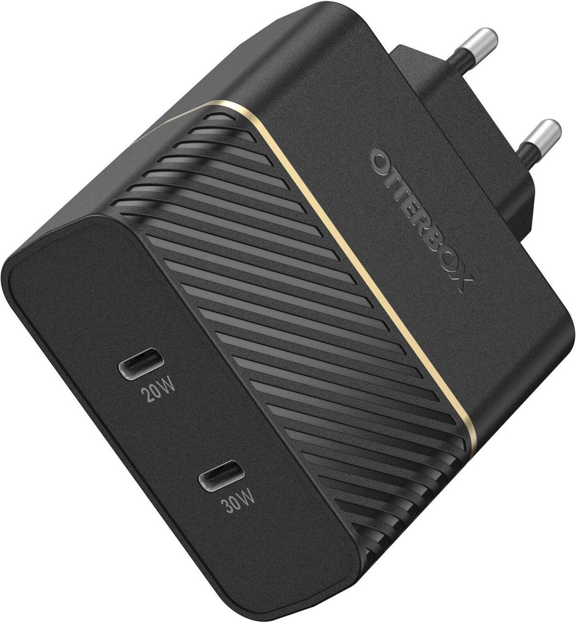 Thumbnail - OtterBox 50 Watt Schnellladegerät mit Dualport USB-C (Schwarz)