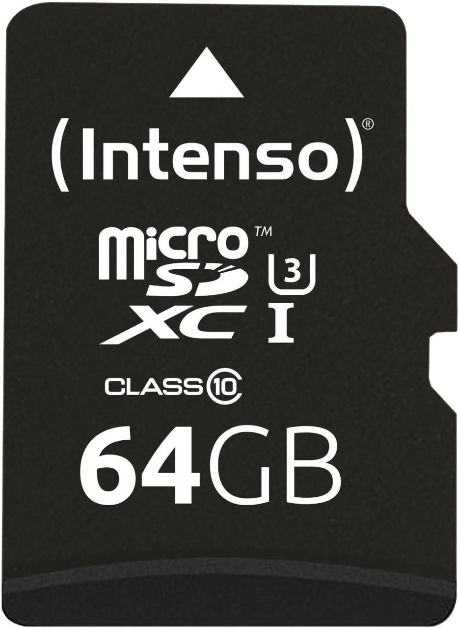 Intenso Speicherkarte microSD Professional 64GB