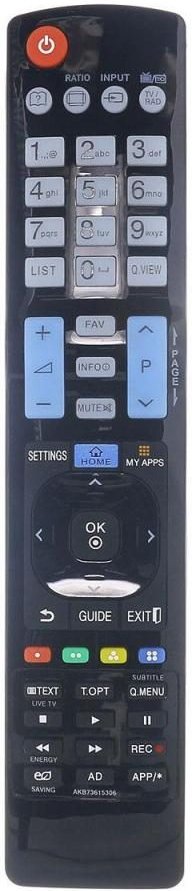 codalux Fernbedienung für LG AKB73615306, AKB73615306, AKB72615379, AKB72914202, AKB72914207, AKB72915238, AKB73615309