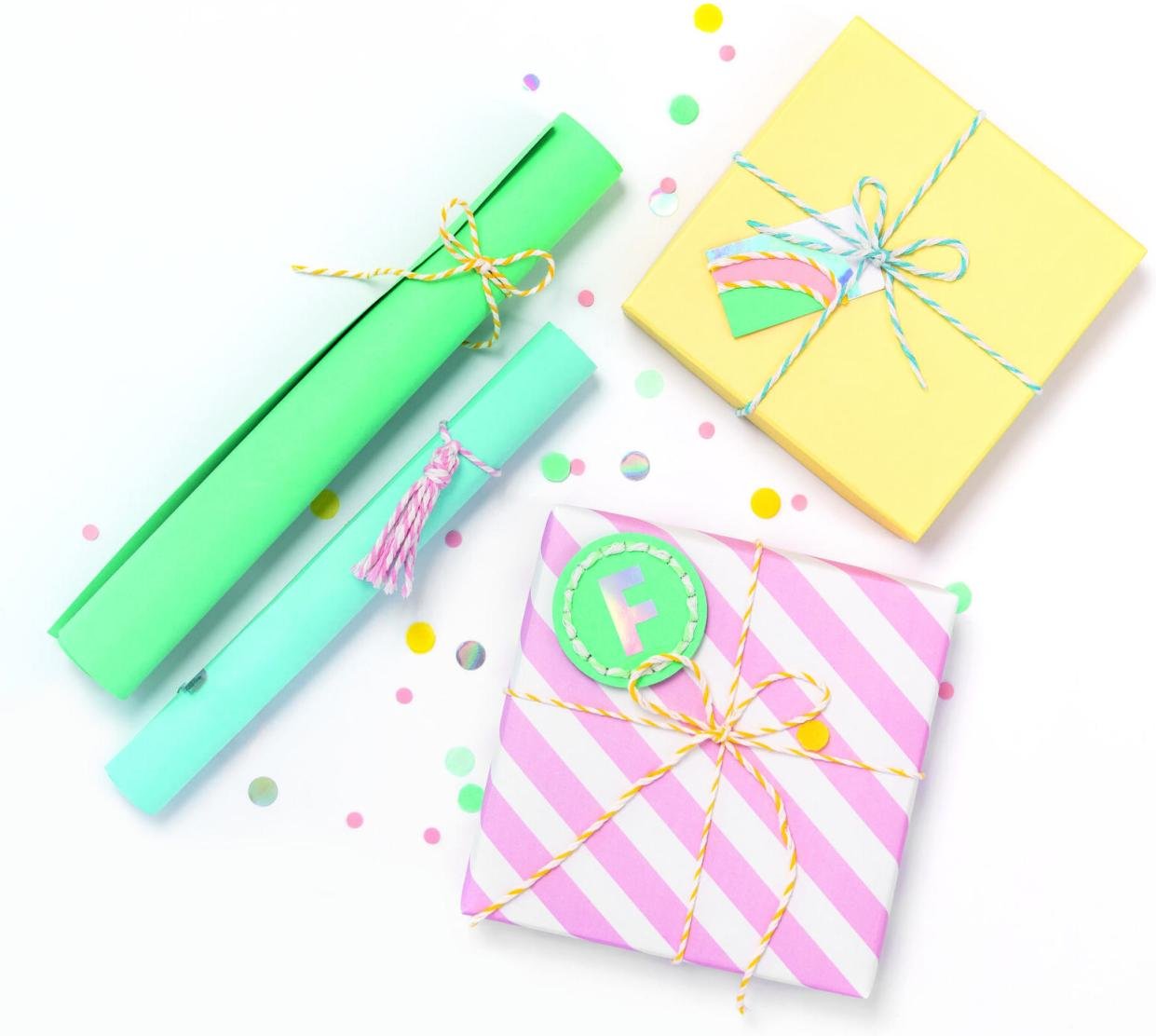 Thumbnail - folia Kordeln Pastell weiß -orange, -rot, -blau, -braun, -schwarz