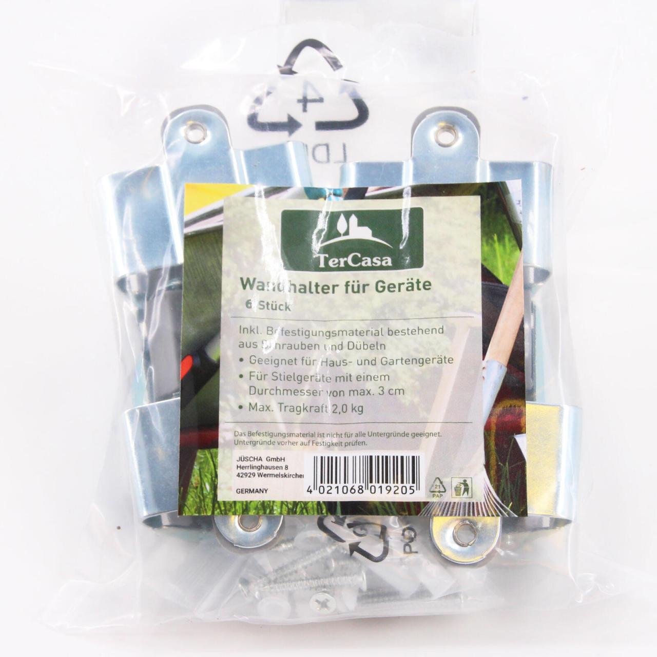 TerCasa Wandhalterung silber