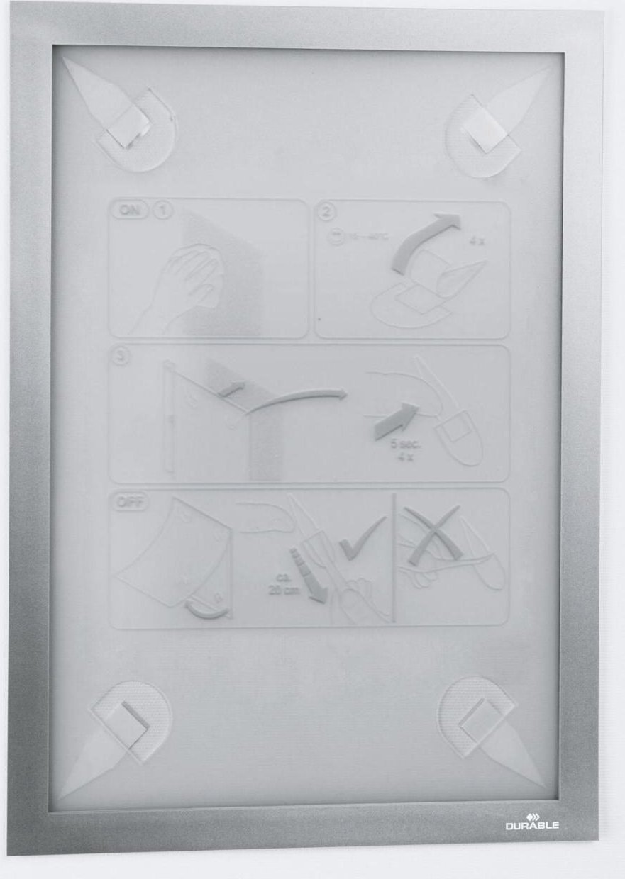 Thumbnail - DURABLE Magnetrahmen selbstklebend A4 silber