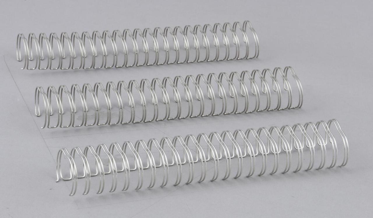 RENZ Drahtbinderücken silber, glänzend