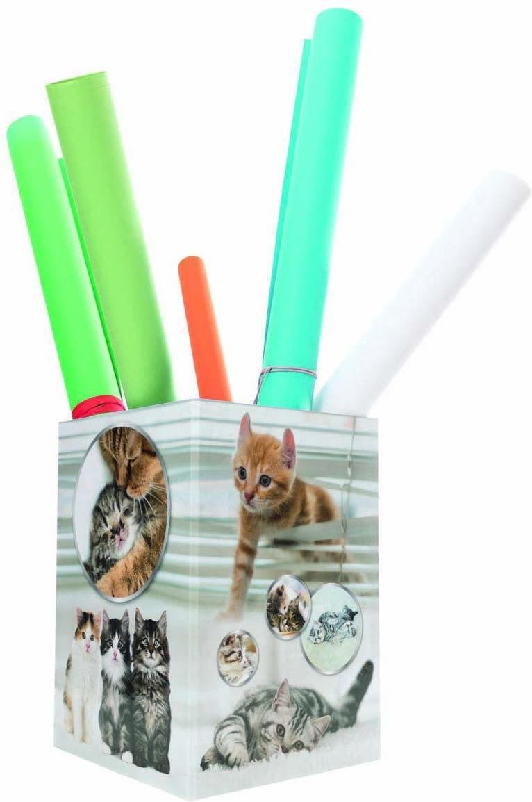 HERMA Papierkorb 15,0 l Katzen