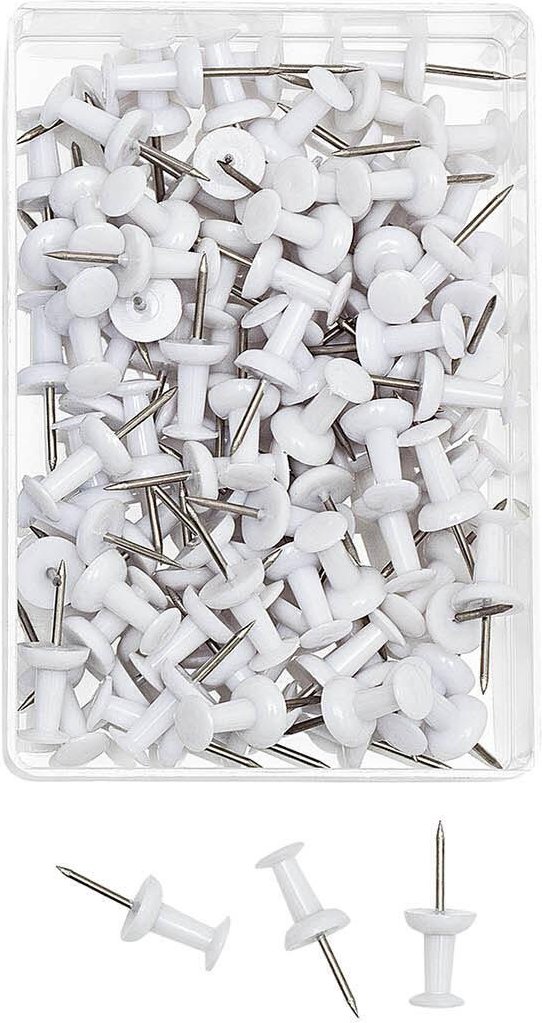 WEDO Pinnnadeln weiß