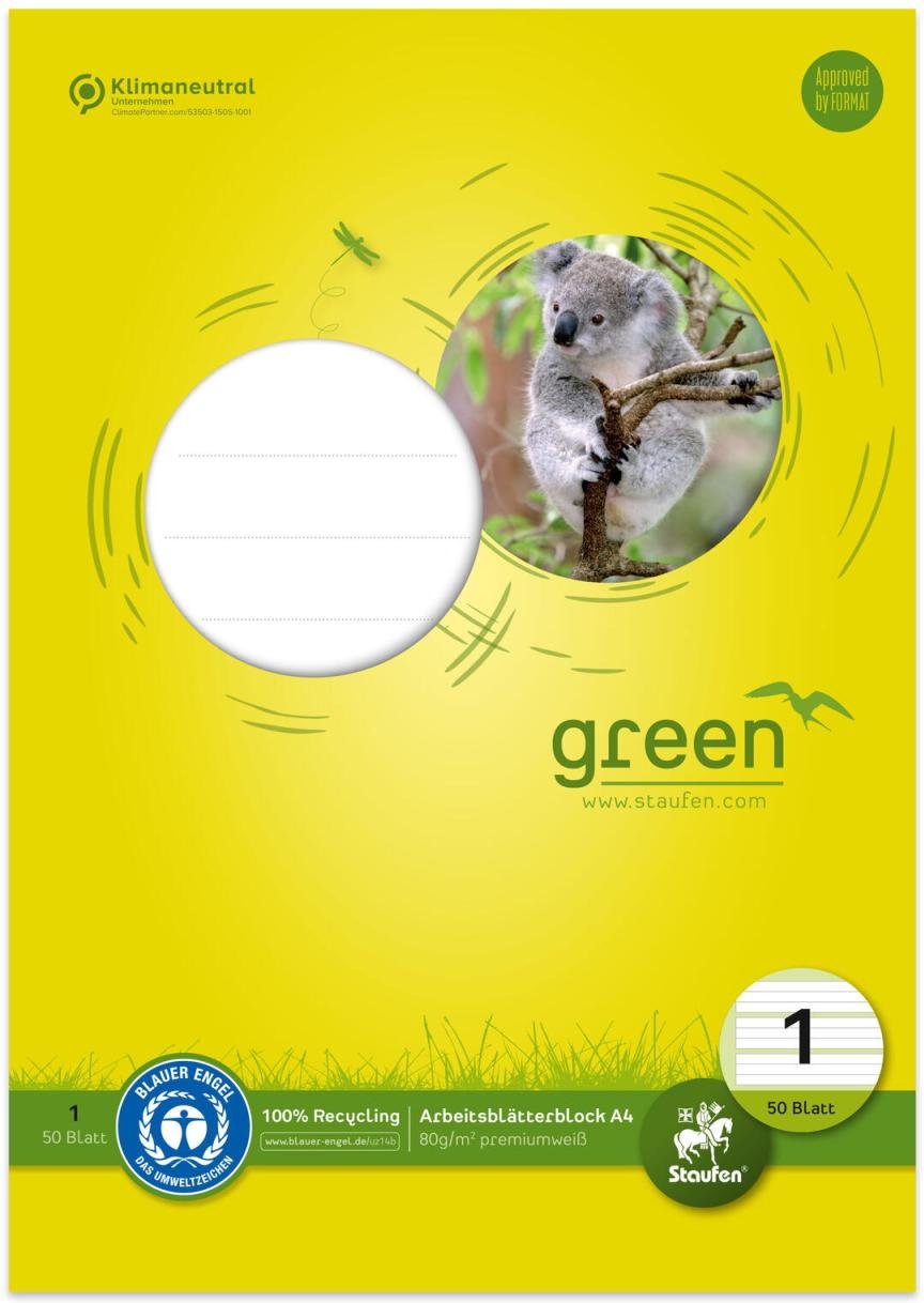 Staufen® Arbeitsblock DIN A4 liniert