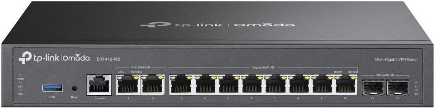 TP-Link Omada ER7412-M2 Multi-Gigabit VPN Router