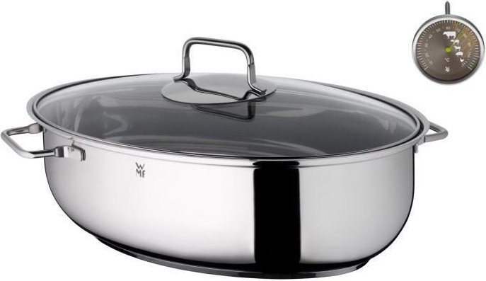 WMF Bräter mit Glasdeckel und Thermometer