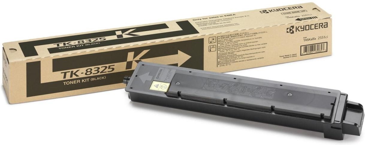 Kyocera Original TK-8325K Toner schwarz 18.000 Seiten (1T02NP0NL0) für TASKalfa 2551ci