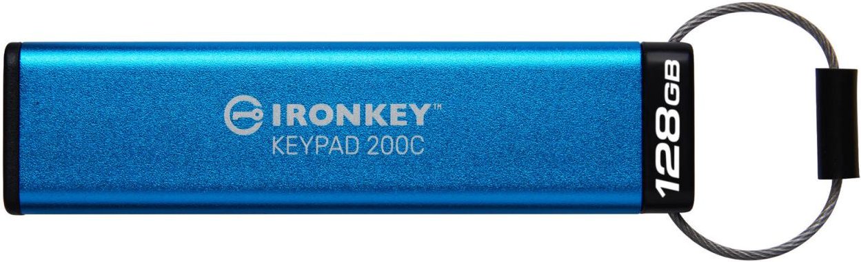 Kingston IronKey Keypad 200C - USB-Stick - 128 GB