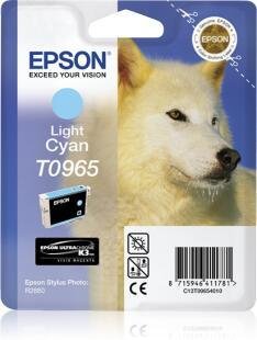 Epson Original T0965 Druckerpatrone UltraChrome K3 - light cyan (C13T09654010)