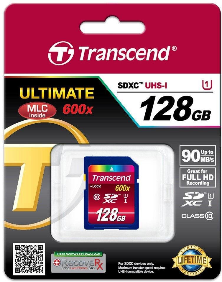 Transcend SDXC10U1 Speicherkarte 128 GB