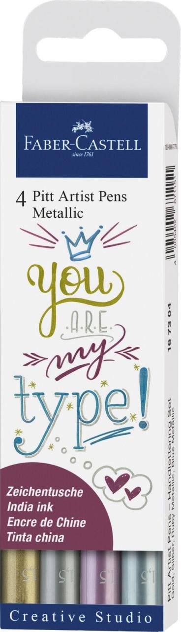 FABER-CASTELL Pitt Artist Pen Lackmarker 1.5 mm Mehrfarbig