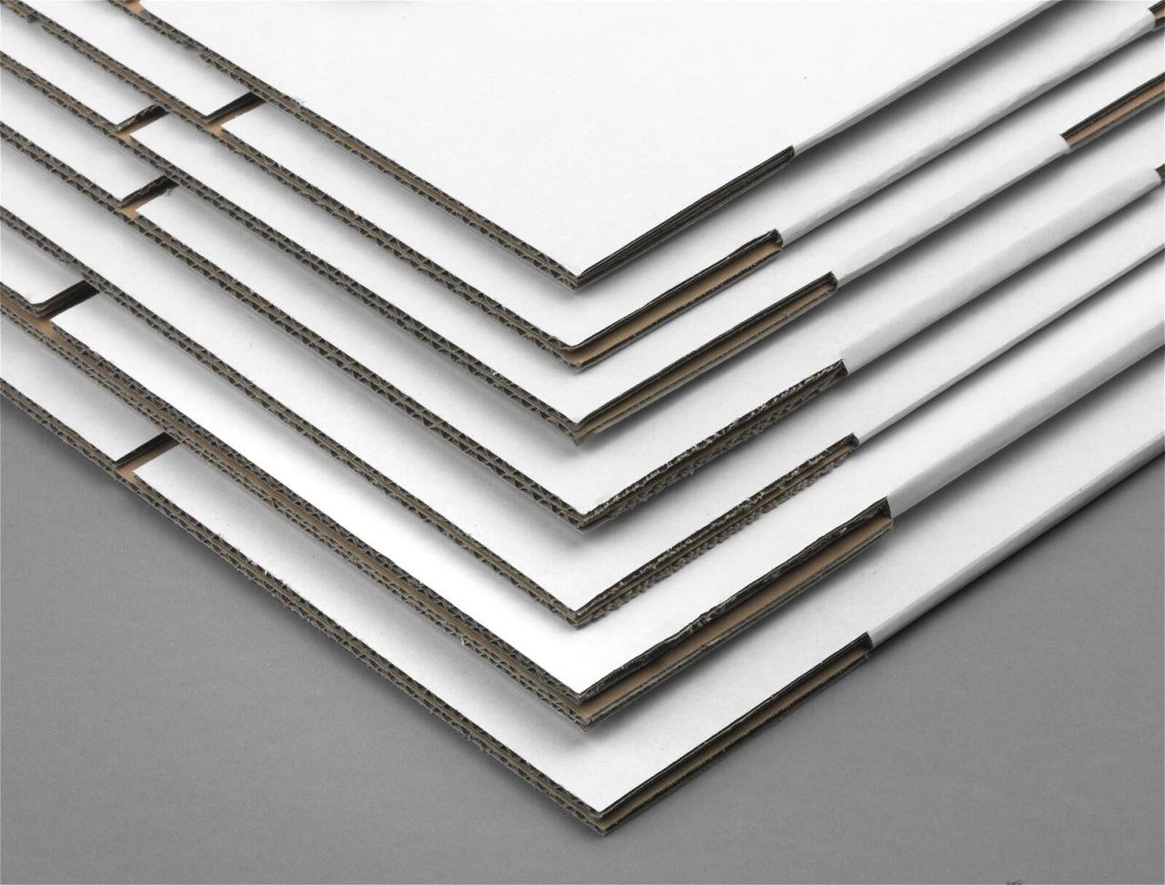 Nestler Wellpapp-Faltkartons 1-wellig weiß 20,0 x 14,0 x 12,0 cm