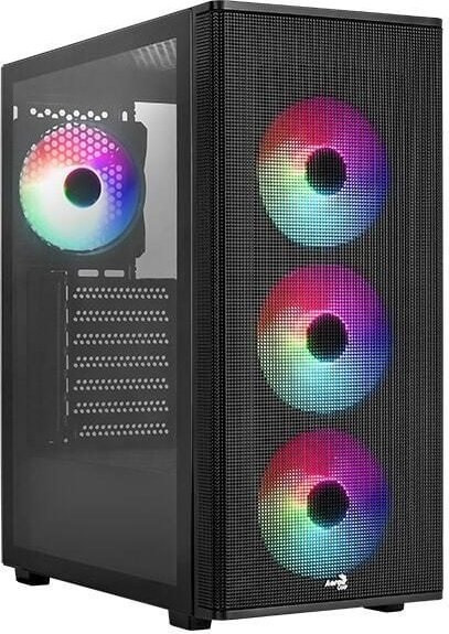 AeroCool PC Gehäuse Designer-G-BK-v2 Mid-Tower Schwarz