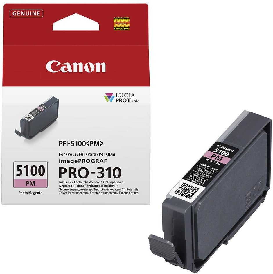 Canon Original PFI-5100 PM Druckerpatrone - Foto magenta 6957C001