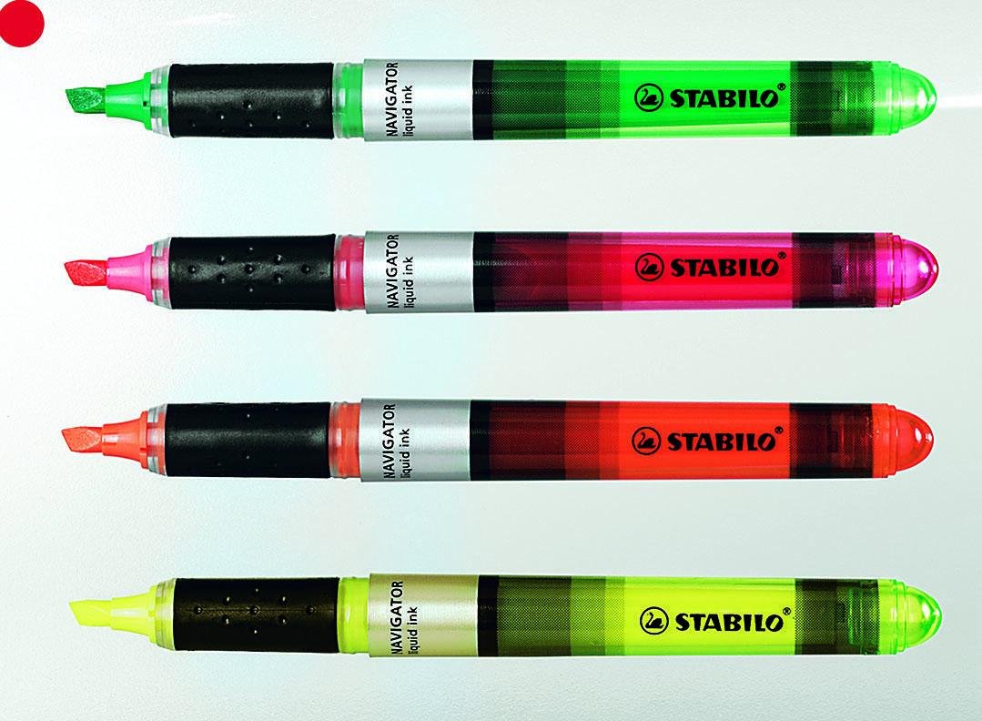 STABILO NAVIGATOR Textmarker Blau