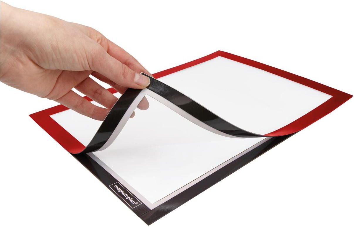 Thumbnail - magnetoplan Magnetrahmen selbstklebend A4 rot