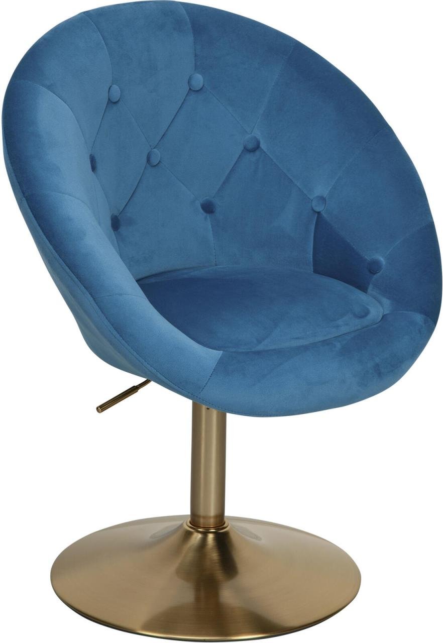 Thumbnail - WOHNLING Loungesessel WL6.301 Samt blau
