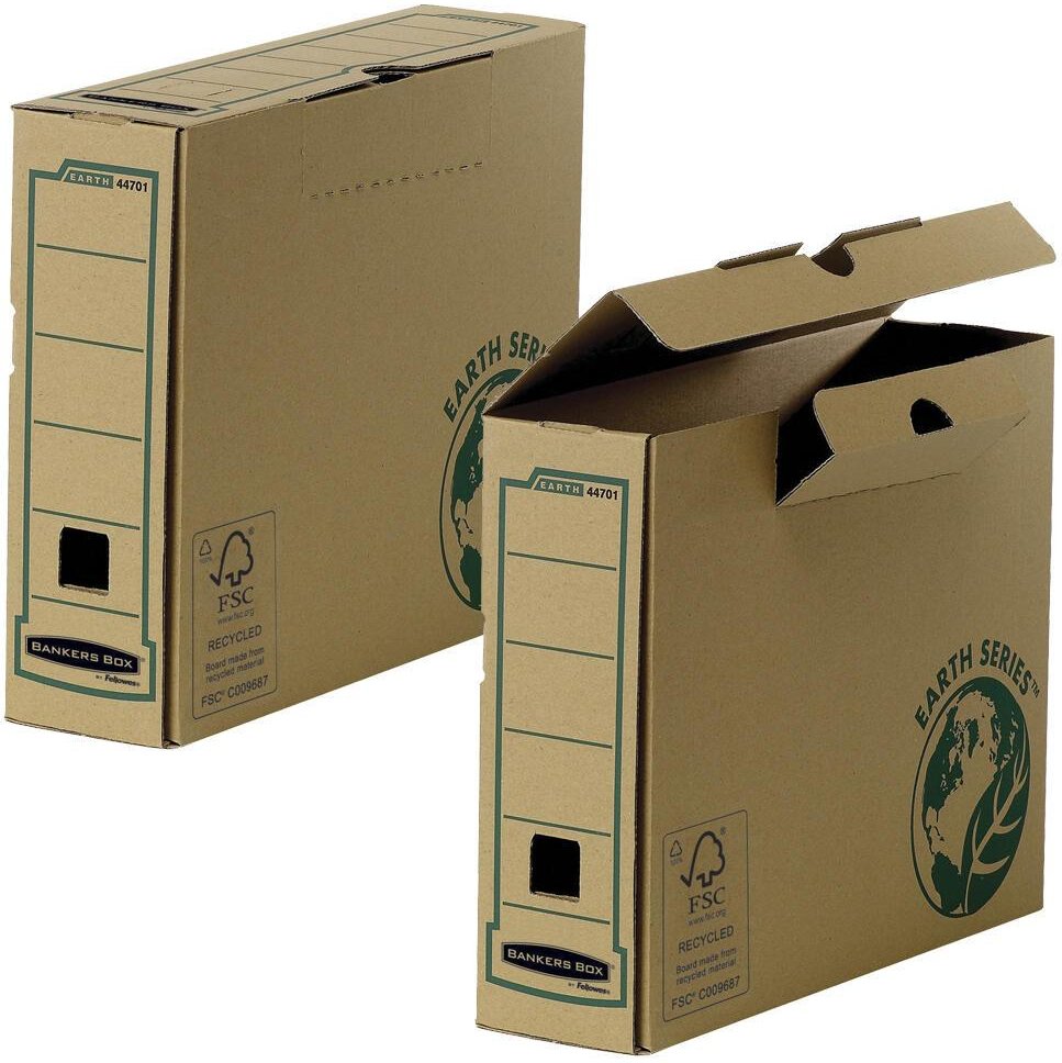 Bankers Box Archivboxen für lose Dokumente 8,0 x 31,9 x 25,4 cm