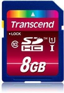 Transcend SDU1 Speicherkarte 8 GB