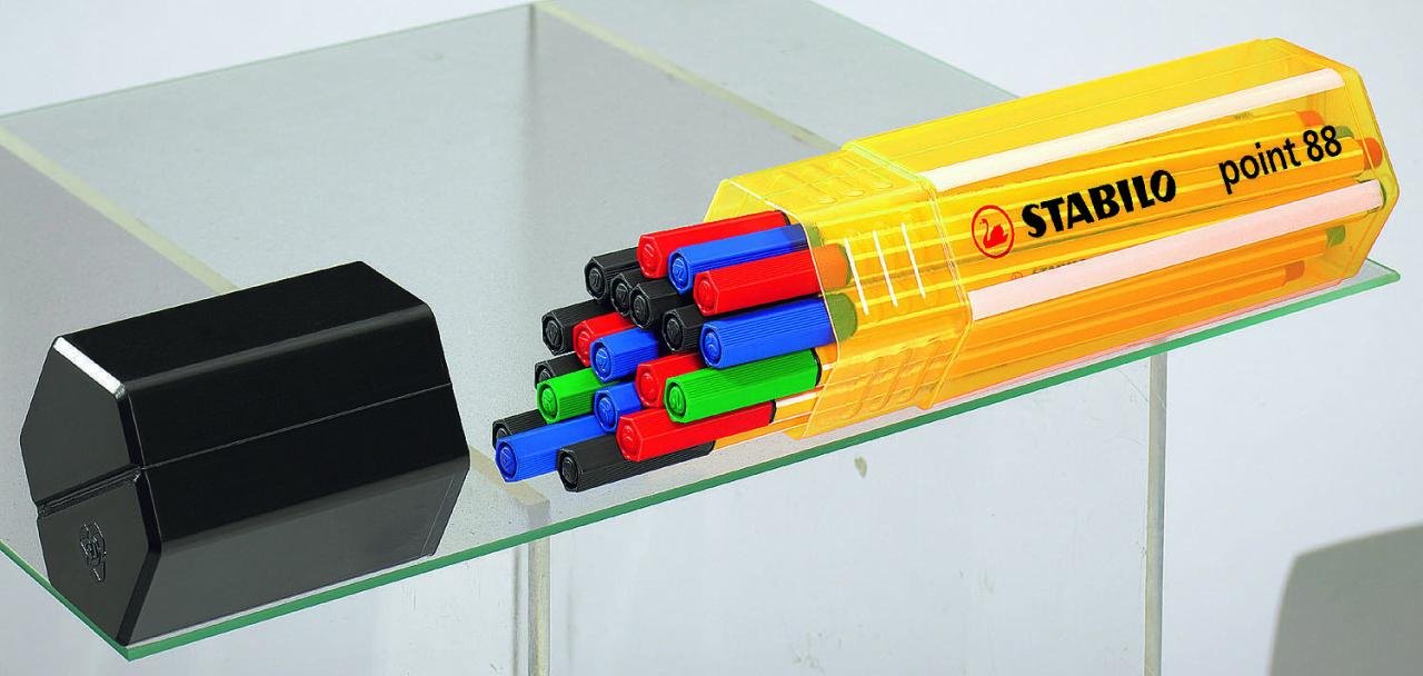 STABILO Point 88 Fineliner-Set 0.4 mm Mehrfarbig