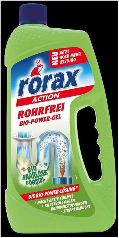 rorax Rohrreiniger ROHRFREI BIO-POWER-GEL 1,0 l