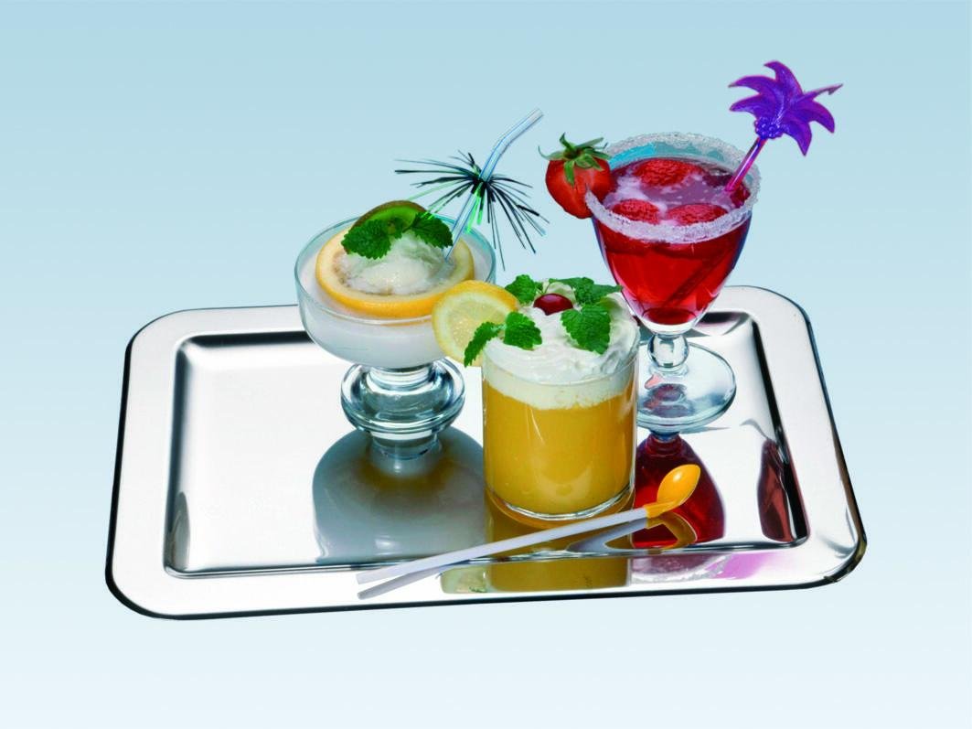 chg Servierplatten silber