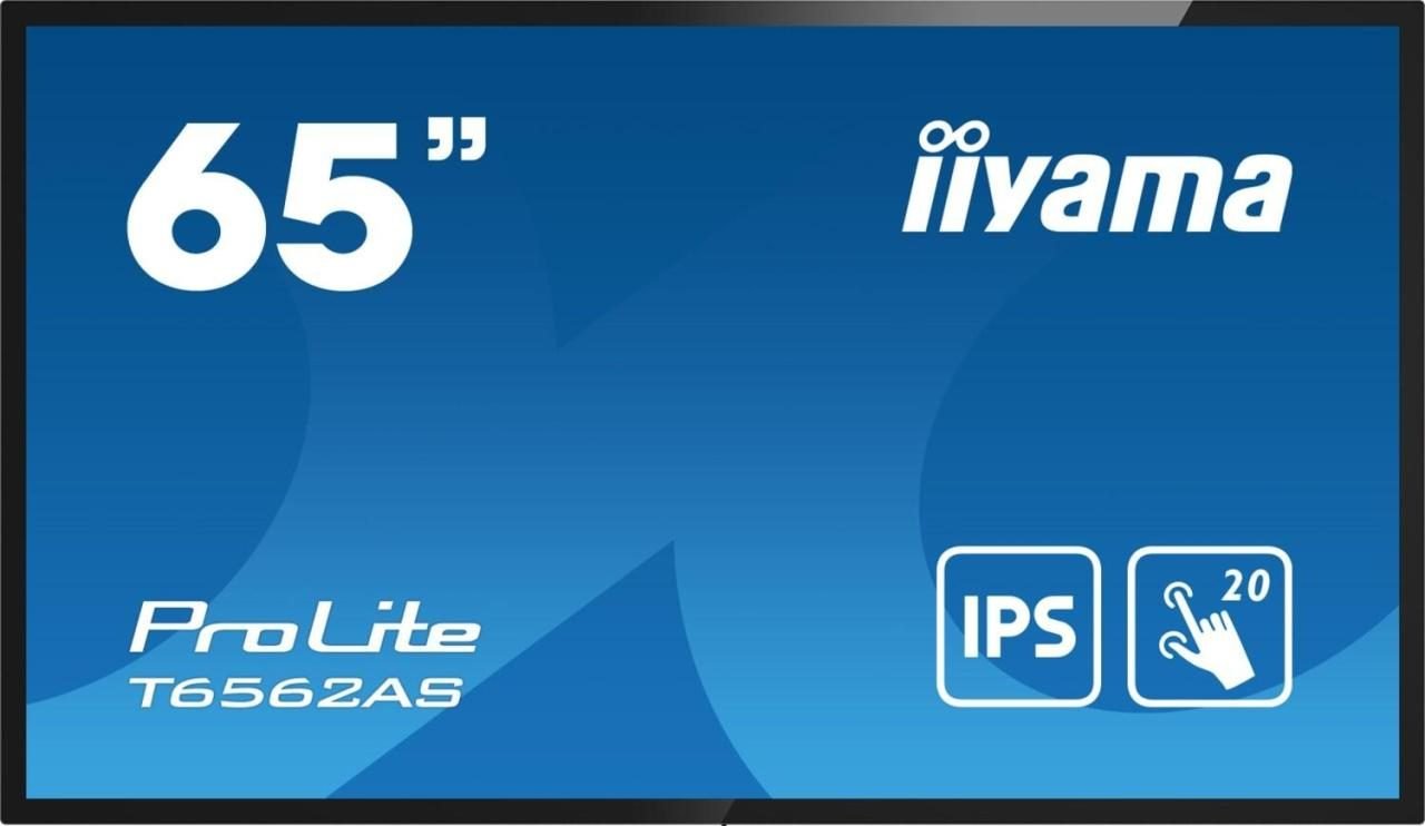 Thumbnail - iiyama PROLITE T6562AS-B1 interaktiv Signage Display 164 cm (64,5 Zoll)