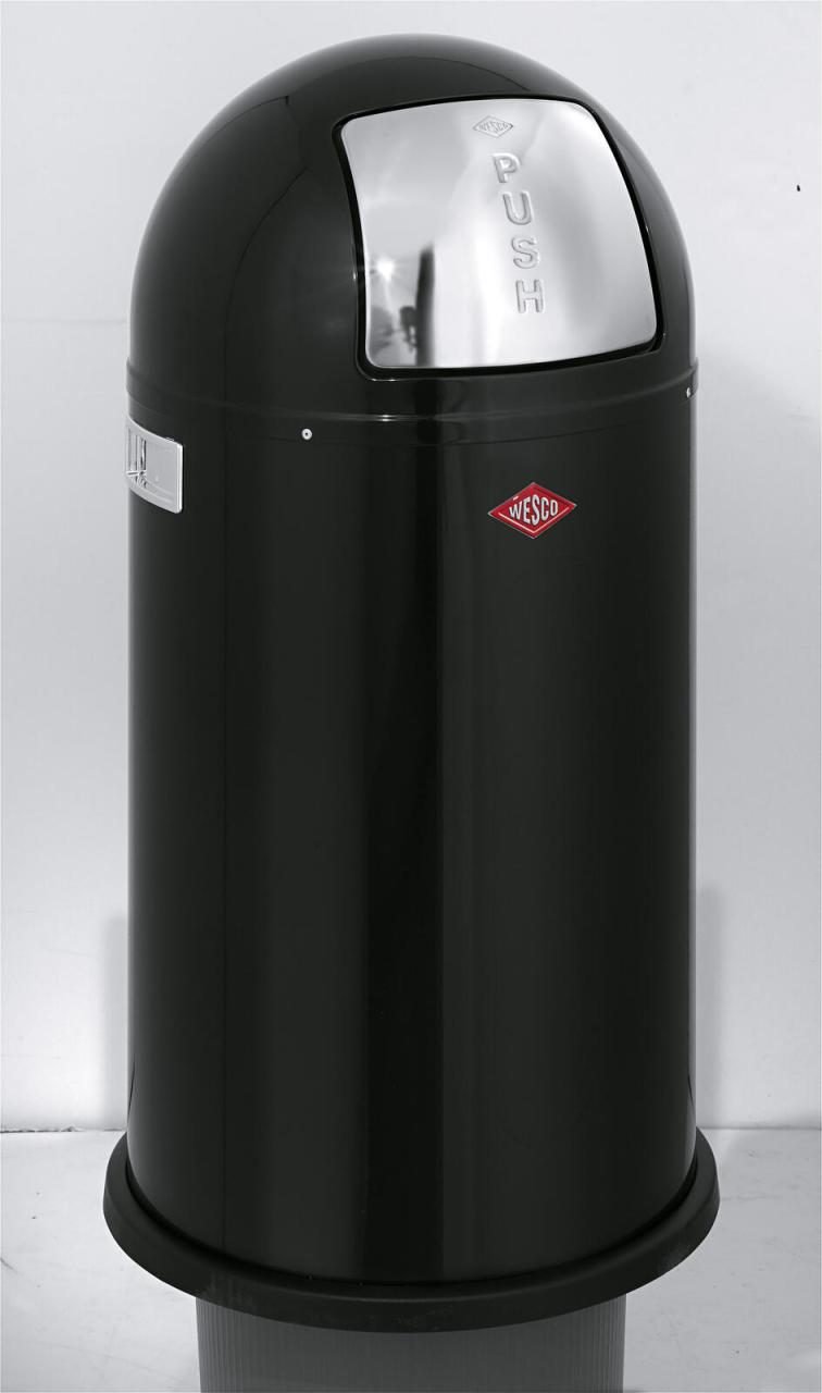 WESCO Mülleimer 50,0 l schwarz