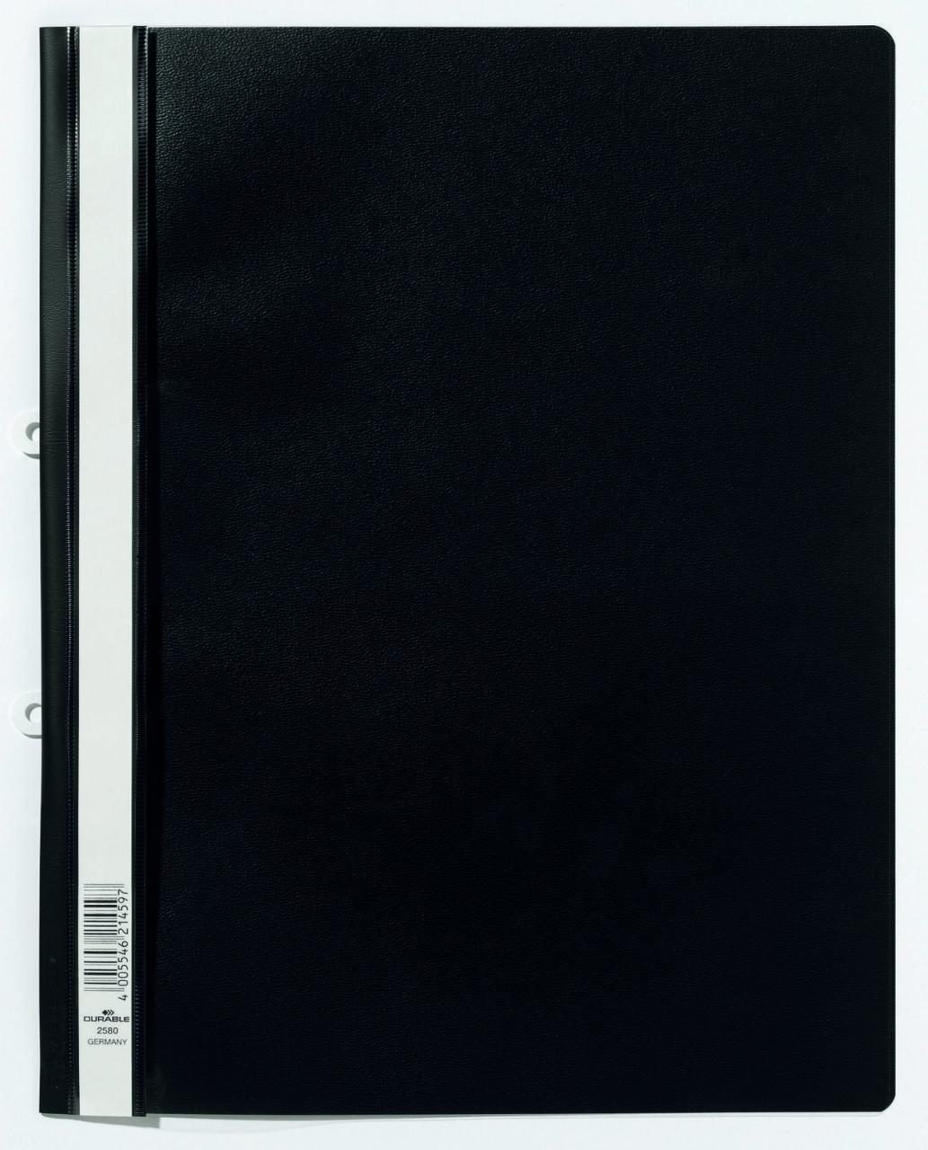 DURABLE Schnellhefter DIN A4 überbreit PVC schwarz