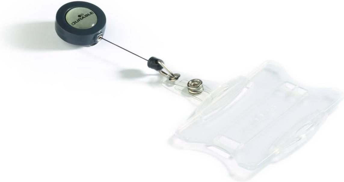 DURABLE Namensschilder transparent 8.5 cm x 5.4 cm