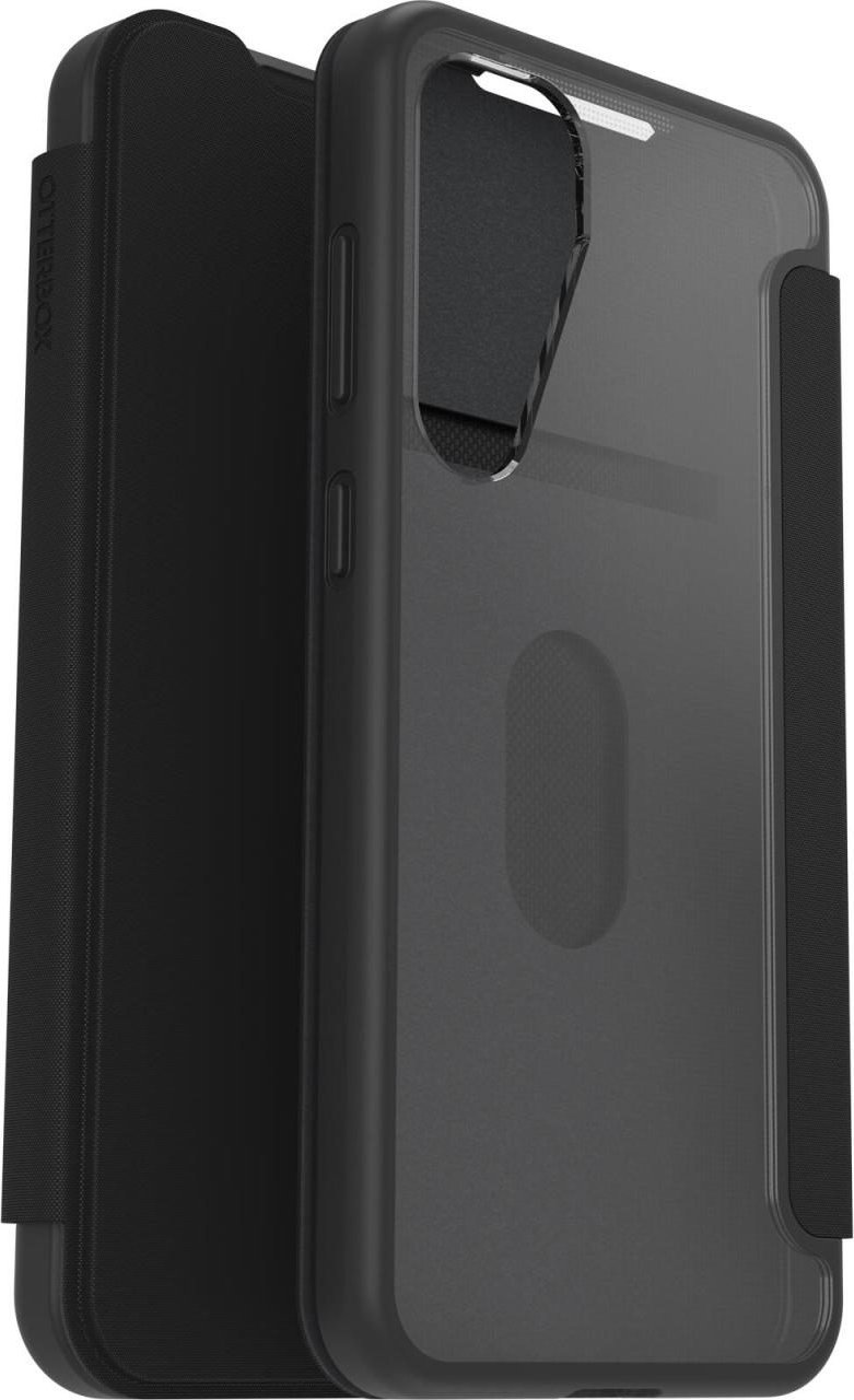 OtterBox React Folio Schutzhülle für Samsung Galaxy S25+ Black Crystal - clear/black