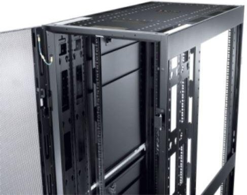 APC NetShelter SX Gehäuse mit schwarzen Seitenteilen, 42 HE, 600 mm x 1200 mm (B x T), -908 kg Shock Packaging