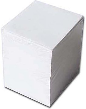 Thumbnail - Notizzettel 9.2 cm x 7.6 cm weiß