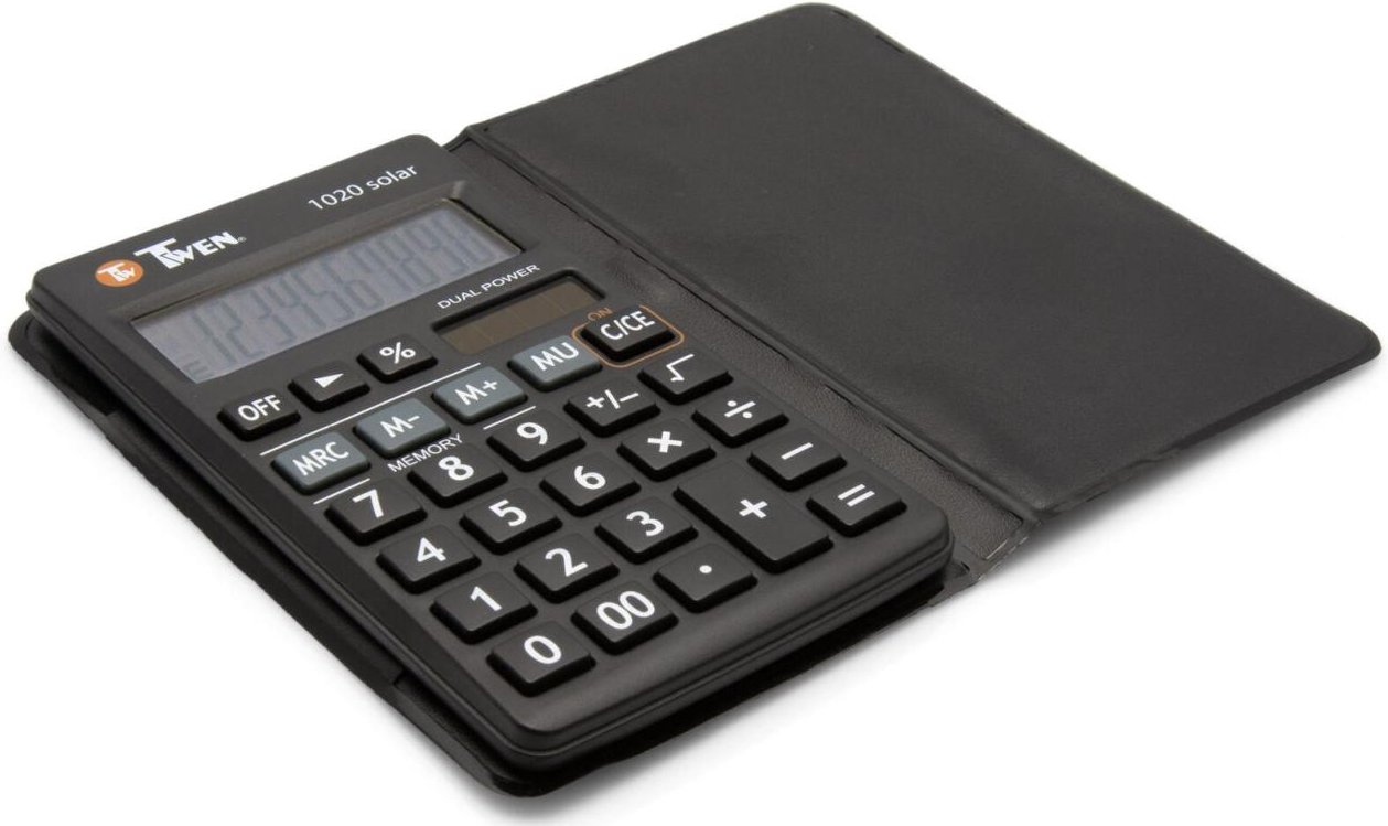 TWEN Taschenrechner 1020S schwarz