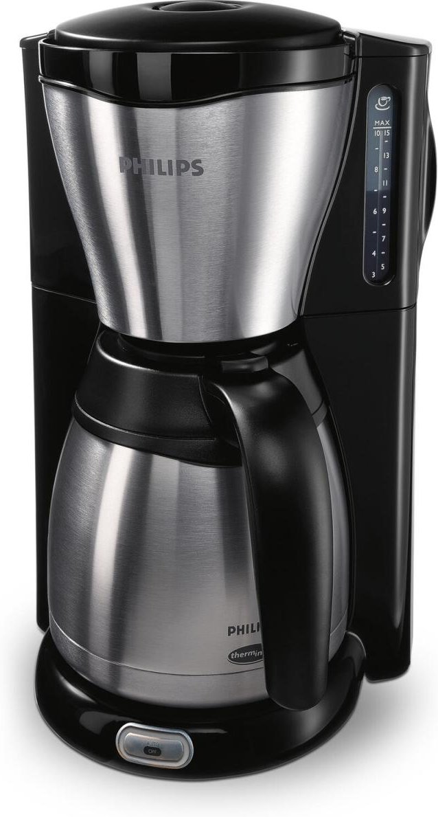 Philips Café Gaia HD7546 - Kaffeemaschine - Metall/Schwarz
