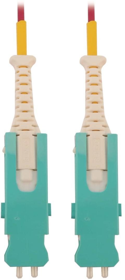 Eaton Tripp Lite Series 400G Multimode 50/125 OM4 Fiber Optic Kabel (Duplex SN-PC Stecker/Stecker), 5 m