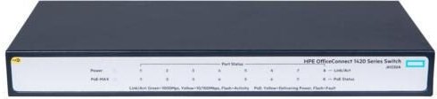 HPE Networking OfficeConnect 1420 8G PoE+ 64W Switch