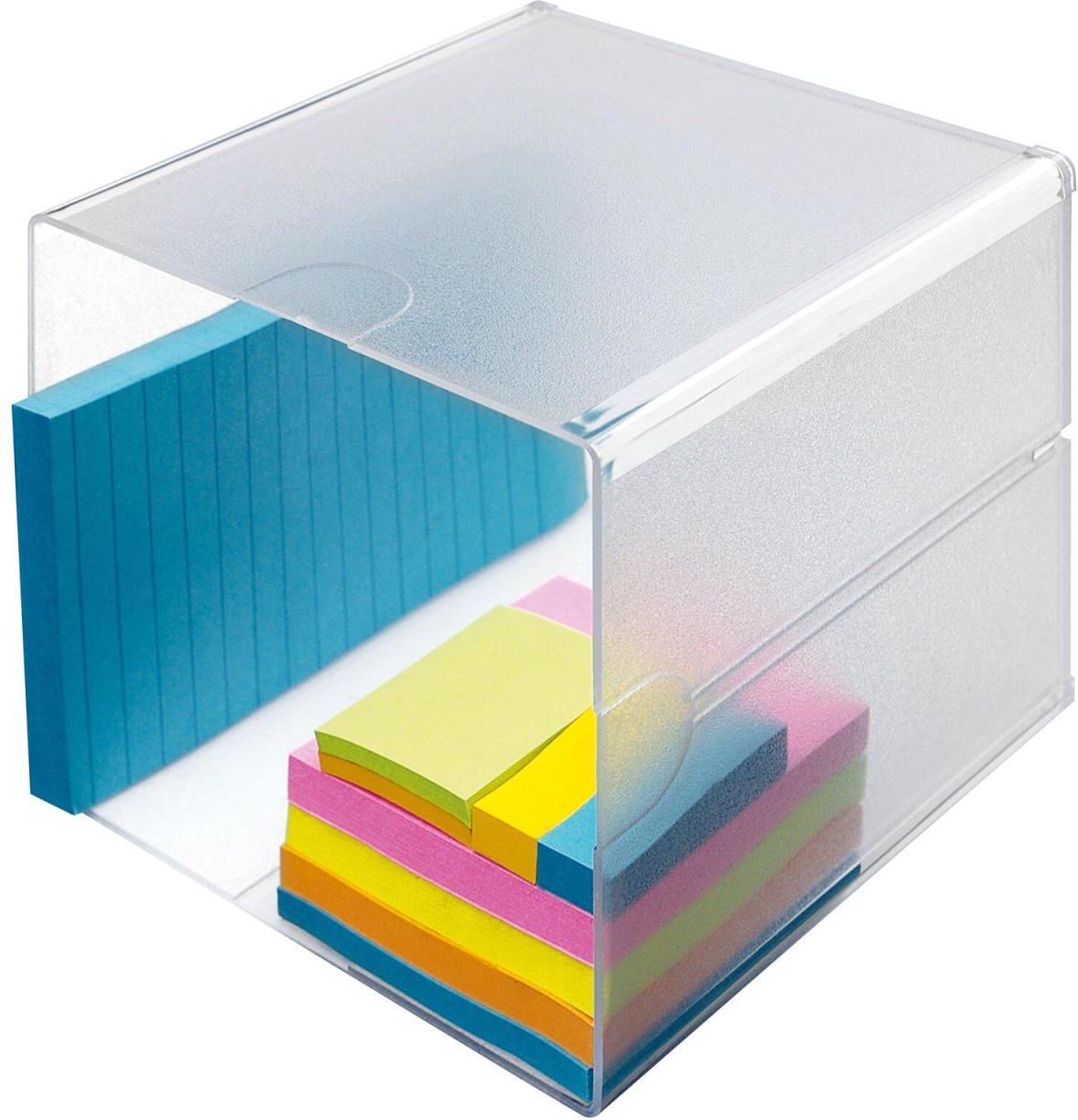 Thumbnail - Aufbewahrungsbox Deflecto "Cube" 15,3 x 15,3 x 18,3 cm transparent