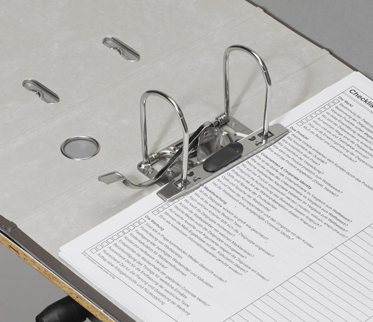 bene Ordner Rückenbreite 8 cm DIN A4 Kunststoff braun