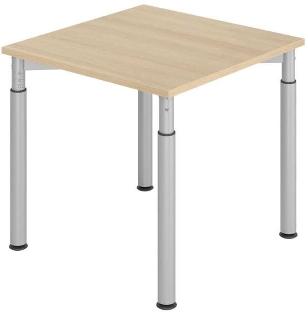 HAMMERBACHER höhenverstellbarer Schreibtisch VYS08/E/S eiche