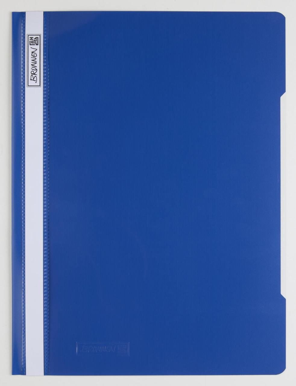 BRUNNEN Schnellhefter DIN A4 überbreit PVC dunkelblau