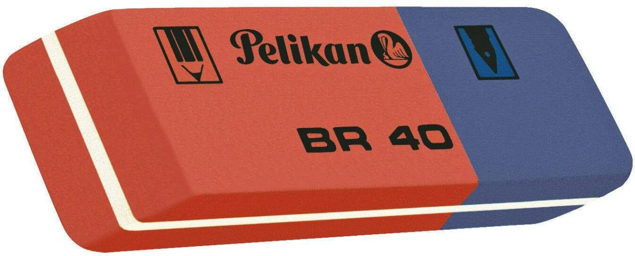 Pelikan Radiergummi rot/blau