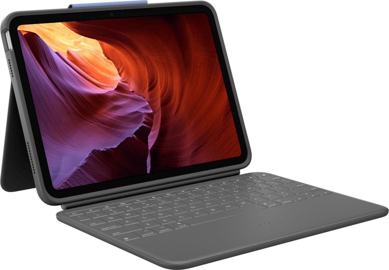 Thumbnail - 0 Logitech Rugged Folio Ultra-Schutzcase mit Tastatur