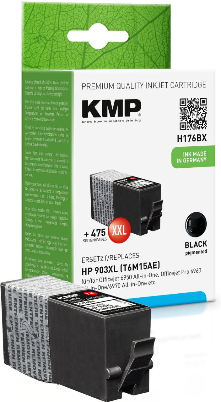KMP Druckerpatrone H176BX schwarz kompatibel zu HP 903XL (T6M15AE)